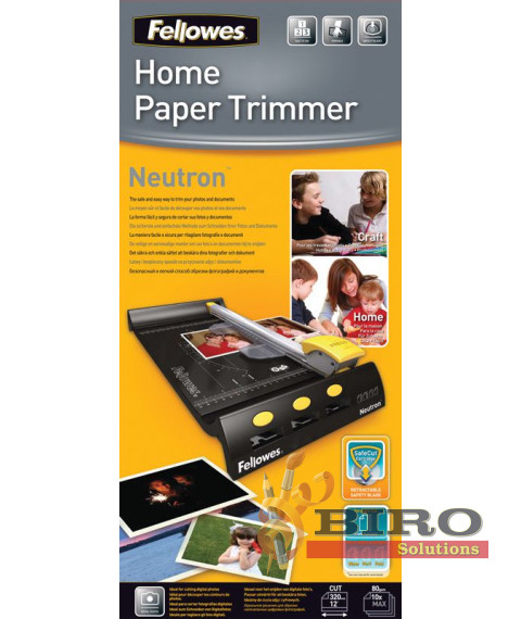 Trimmer cu disc, A4 FELLOWES Neutron, 32cm, pana la 10 foi